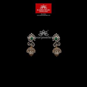 Petite Diamond Jhumkis
