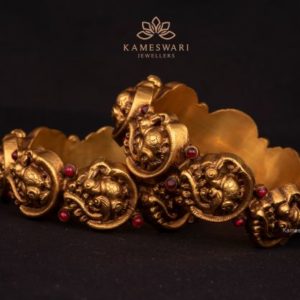 Antique Peacock Bangles