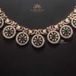 Igi-certified Alice Diamond Necklace| Kameswari Jewellers