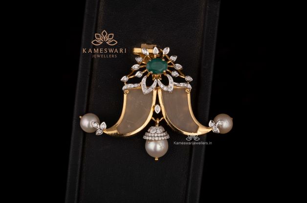 Puligoru Diamond Pendant Kameswari Jewellers