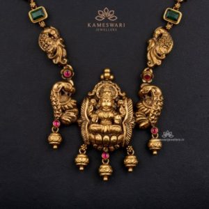 Lakshmi Nakashi Emerald Haram