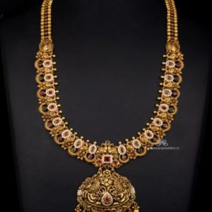 Antique Peacock Ruby Haram