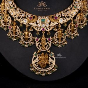 Pachi Dasavataram Necklace