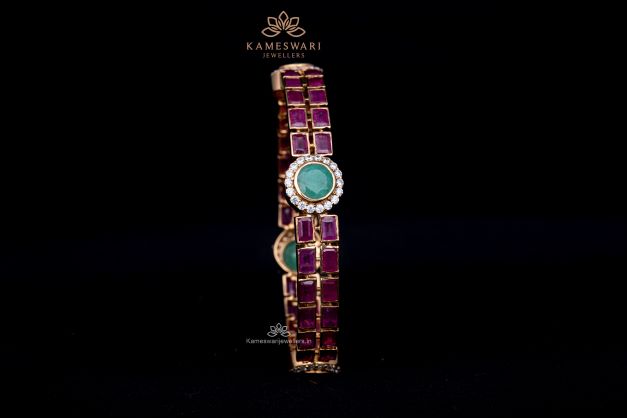 Pachi Ruby Emerald Bangle Pachi Ruby Emerald Bangle