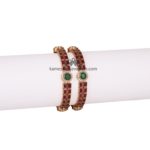 Ruby Emerald and Swaroski Bangles