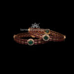 Ruby Emerald and Swaroski Bangles