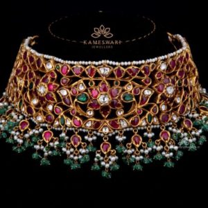 Maharani Polki Haram | Kameswari Jewellers