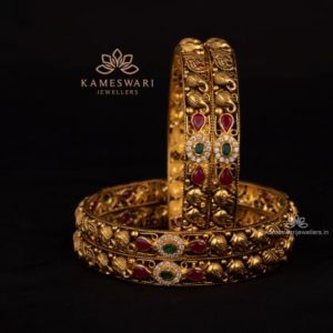 Antique Bangles with Elephants