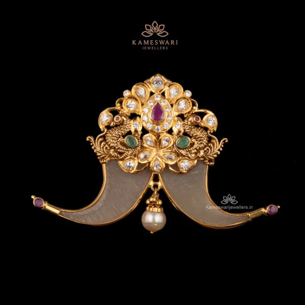 Gold Puligoru Lockets Cost Narasimha Puligoru Locket