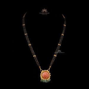 Ganesh Coral Mangalsutra