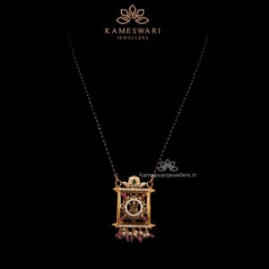 Exquisite Coral & Pearls Mangalsutra by Kameswari jewellers