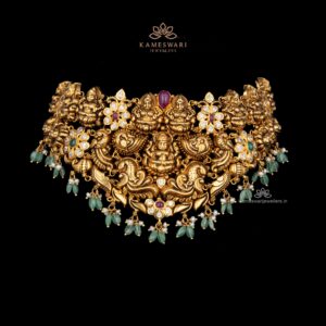 Radiant Ruby Ramparivar Haram | Kameswari Jewellers