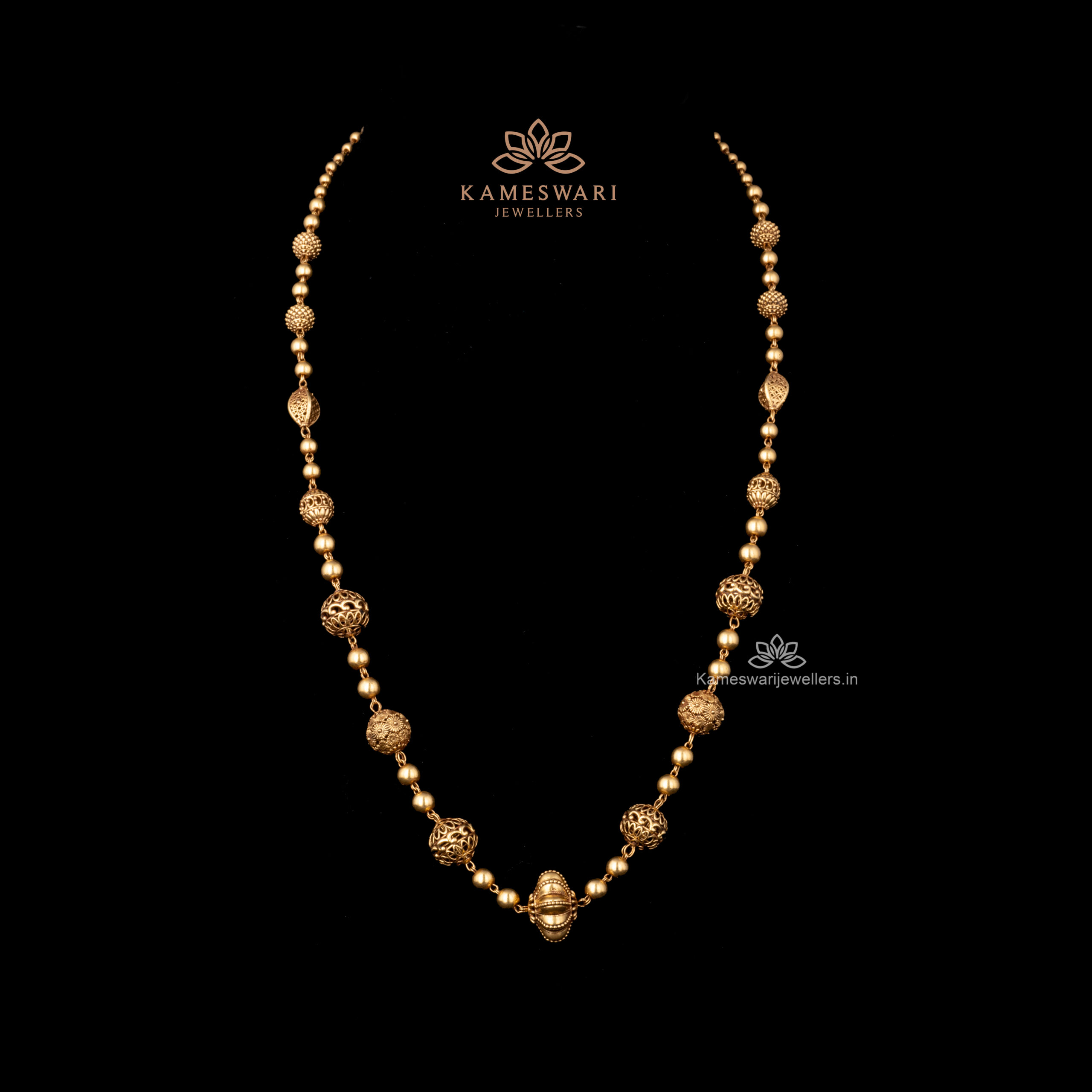 Nakshi Beeds chain | Kameswari Jewellers | Nakshi Beeds chain | Kameswari Jewellers |