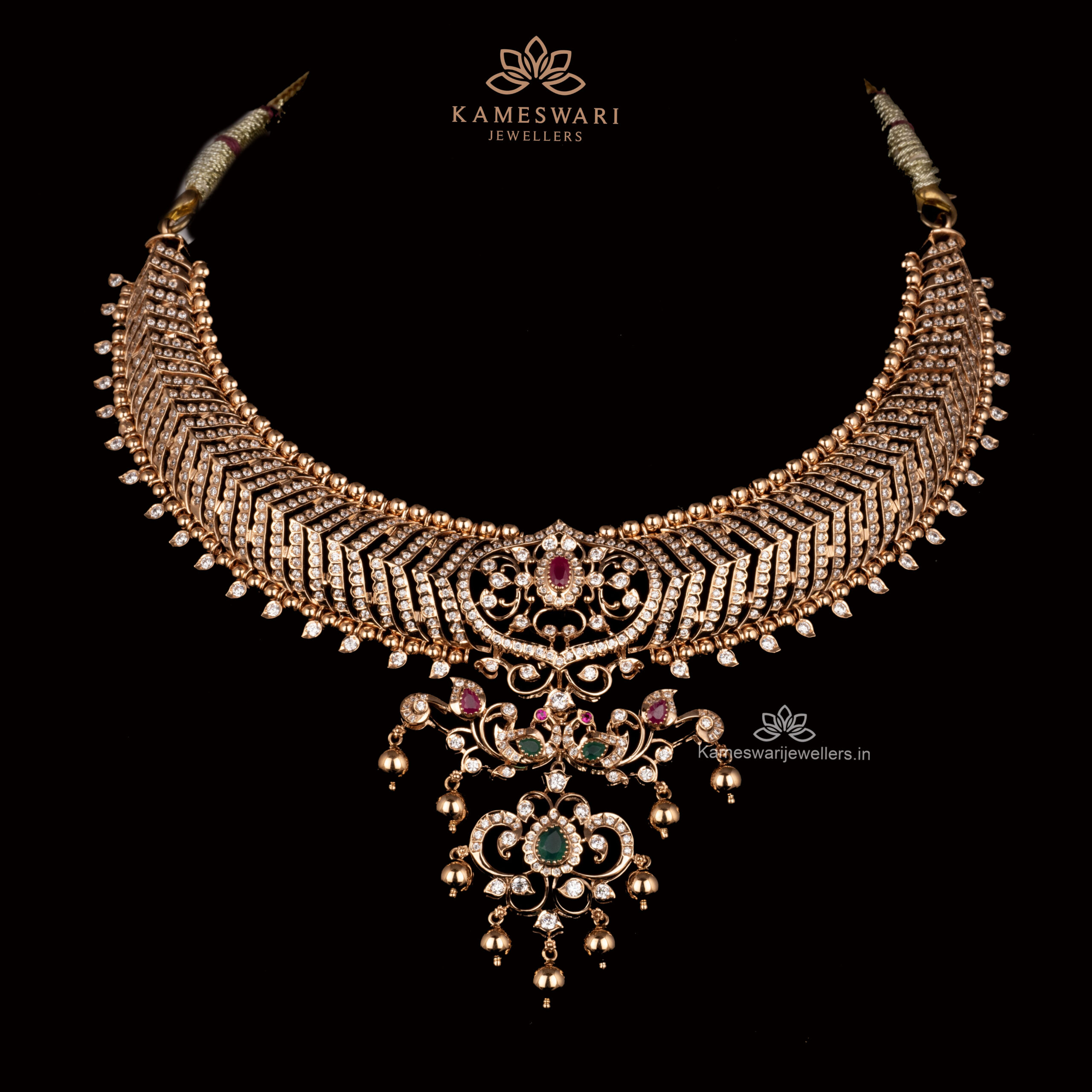 CZ NECKLACE | KAMESWARI JEWELLERS | CZ NECKLACE | KAMESWARI JEWELLERS |