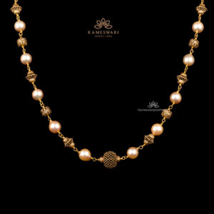Elegant Gold Beaded Chain for Daily & Festive Wear