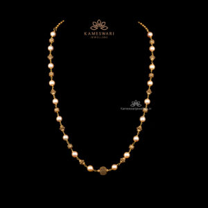 Elegant Gold Beaded Chain for Daily & Festive Wear