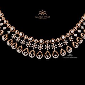 Elegant Diamond Drop Necklace