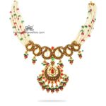 Gold and Pearl Kundan Necklace