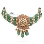 Mezonite and Polki Necklace | Kameswari Jewellers