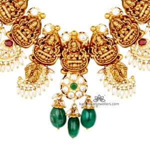 Devya Traditional Rubies and Emerald Necklace