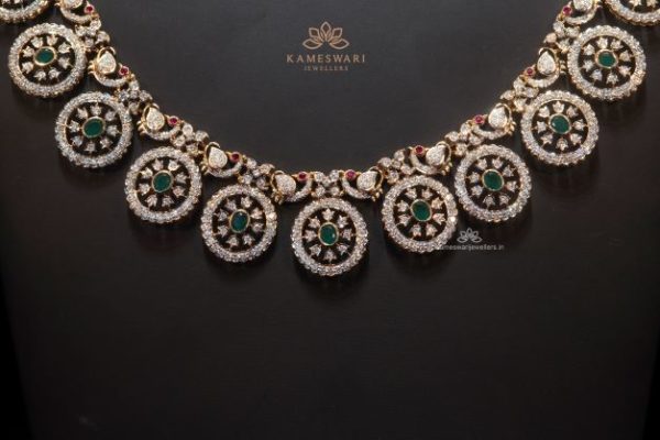 Igi-certified Alice Diamond Necklace| Kameswari Jewellers