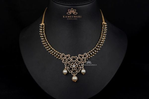 Flowery Diamond Necklace