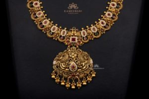 Antique Peacock Ruby Haram