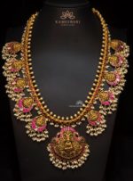 Heritage Chand Bali Design Lakshmi Haram | Kameswari Jewelers