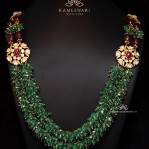 Beautiful Combination of Emeralds and Pearls Haram