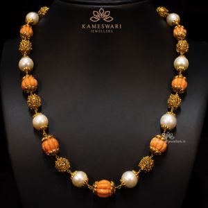 Coral and Pearl Beads Haram