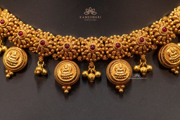 Antique Lakshmi Temple Necklace