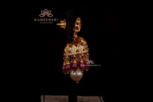 Pearl Drop Pachi Jhumki