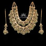 Layered Polki Haram with earrings | Kameswari Jewellers