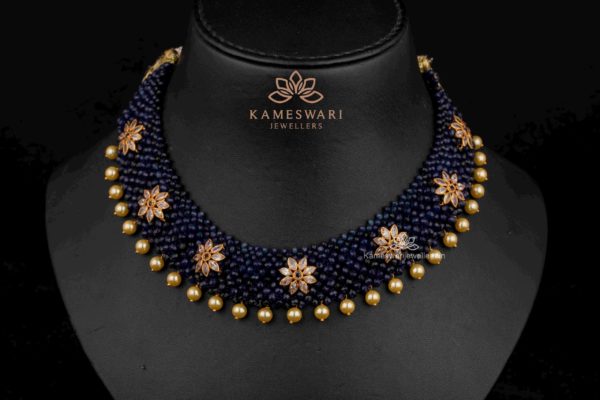 Elegant Blue Stone Necklace