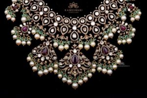 Maharani Polki Haram | Kameswari Jewellers