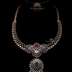 Peacock Diamond Necklace