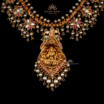 Traditional Style Goddess Lakshmi Haram | Kameswari Jewellers