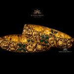 Antique Bangles with Lakshmi Devi and Peacock