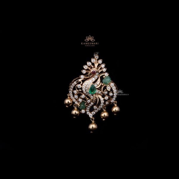 Peacock Diamond Pendant