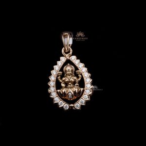 Lakshmi Devi Diamond Pendant