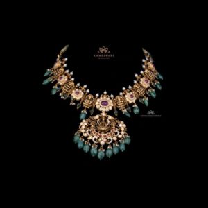 Laxmi Pachi Ruby Emerald Necklace