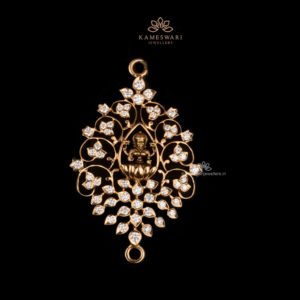 Diamond Lakshmi Devi Pendant