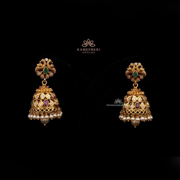 PACHI JHUMKAS