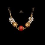 Coral beed Mangalsutra