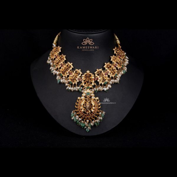 PACHI DASHAVATRAM NECKLACE