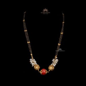 Coral beed Mangalsutra