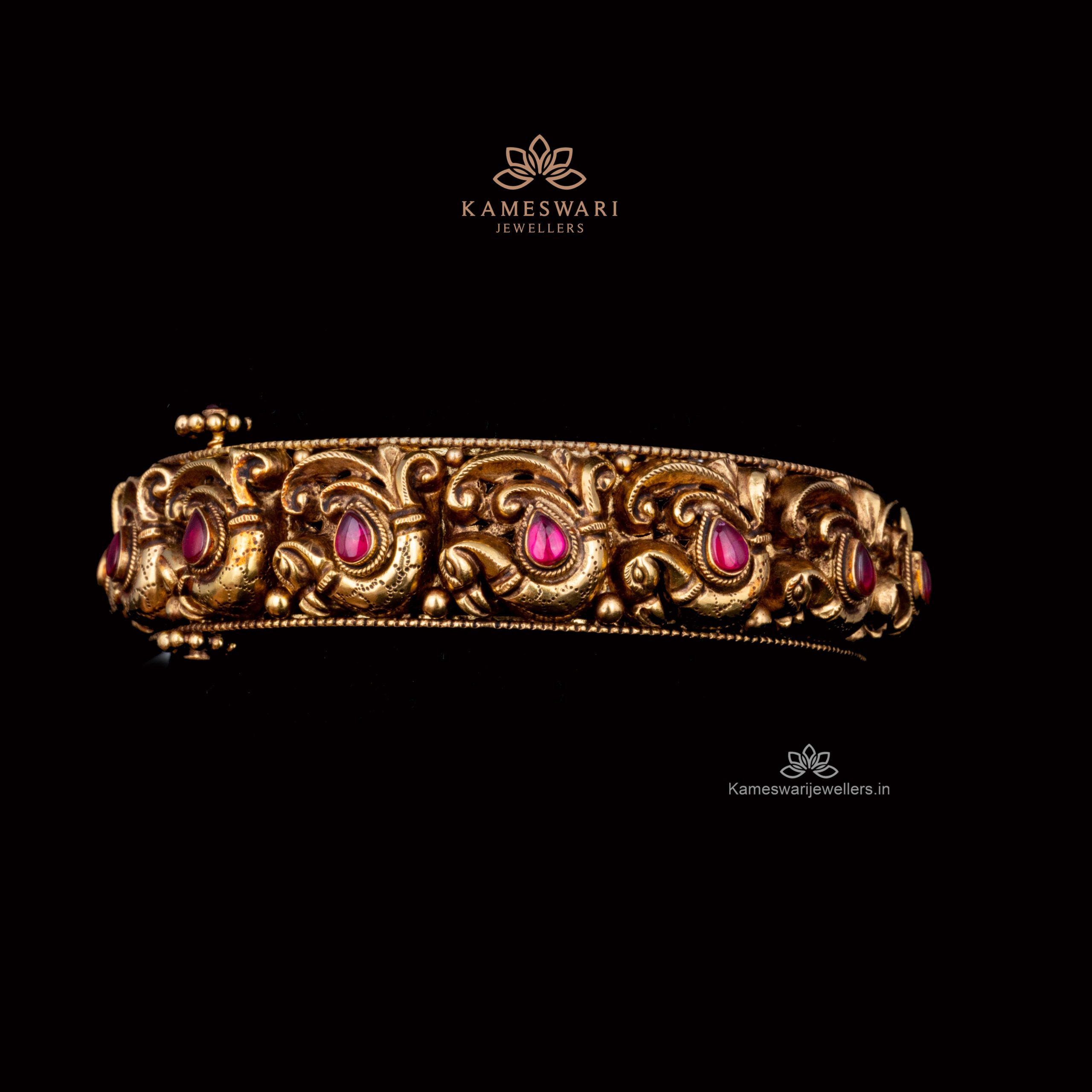 22k Antique Bracelet JGS-2312-09406 – Jewelegance