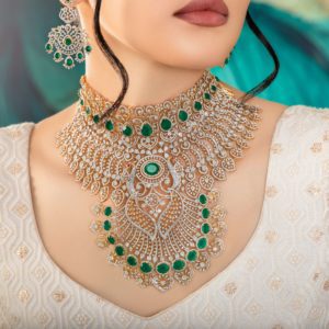 Empress Peacock Diamond Necklace