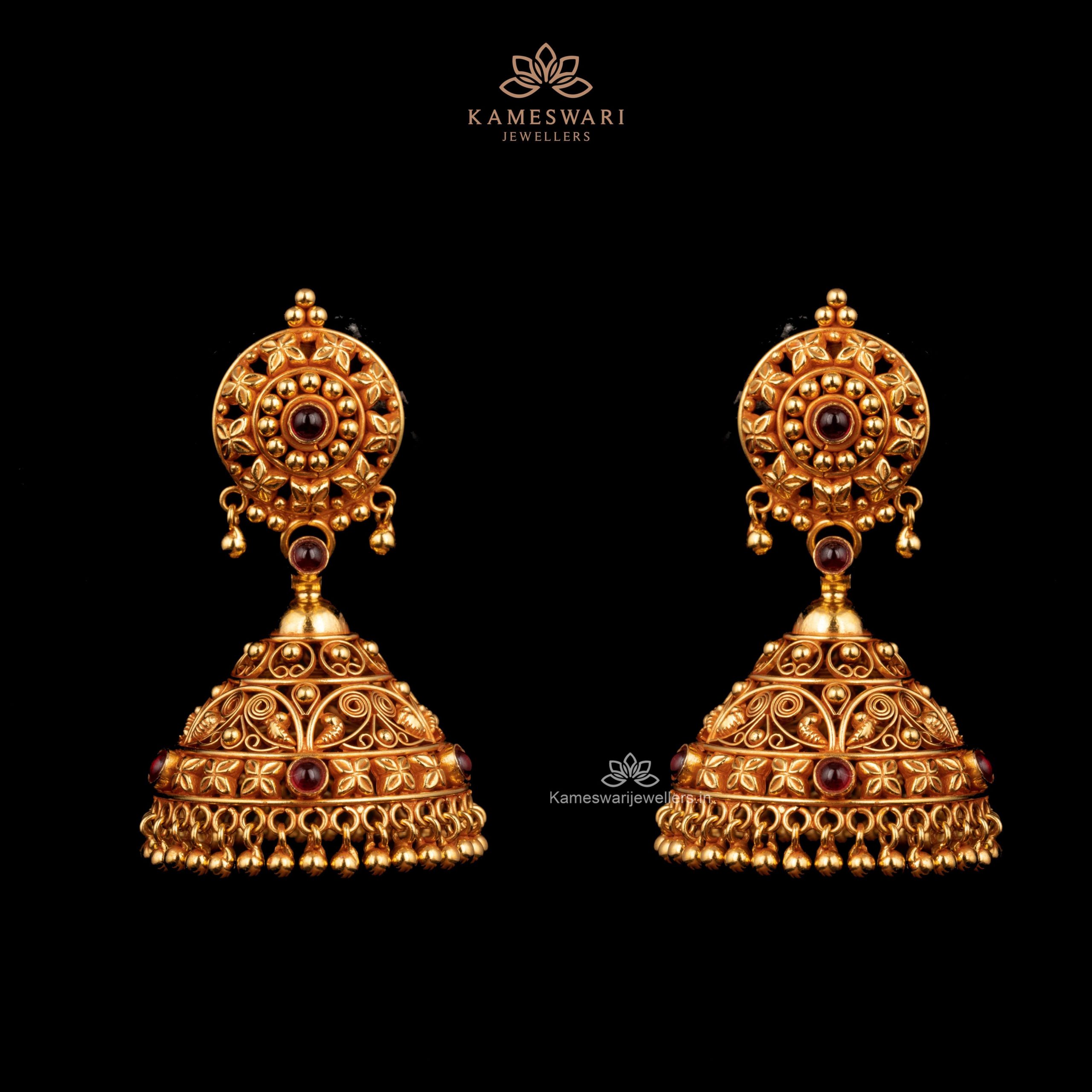 Small gold earrings designs - Simple Craft Idea