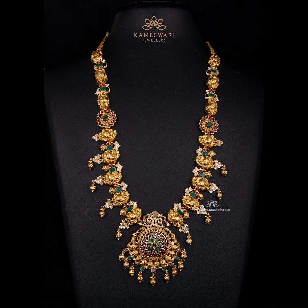Aesthetic Pachi Haram | Kameswari Jewellers